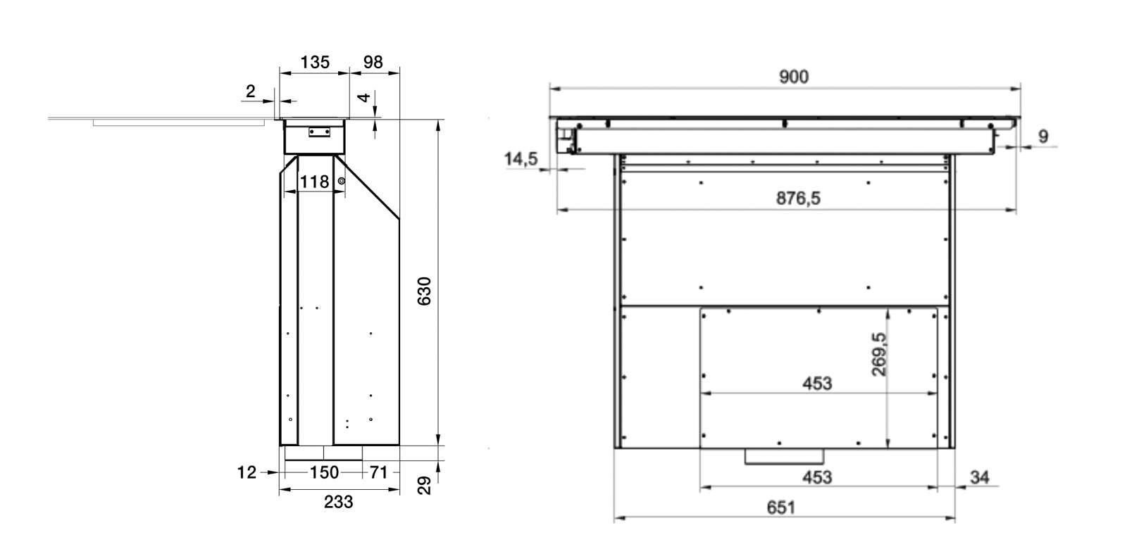 Lüfter – Modell: Muldenlüfter BEHIND